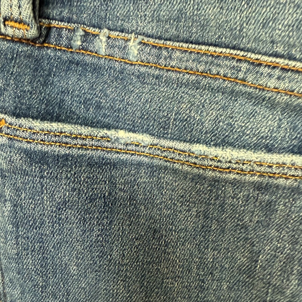 Frame Jeans Womens 26 Blue Le High Straight Raw Hem Medium Wash Cotton Stretch - Picture 4 of 16